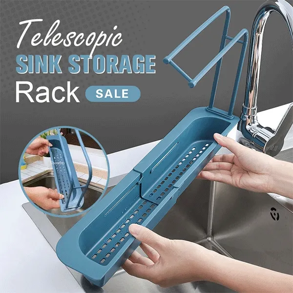 Telescopic Sink Storage Rack - Smart home organization solution